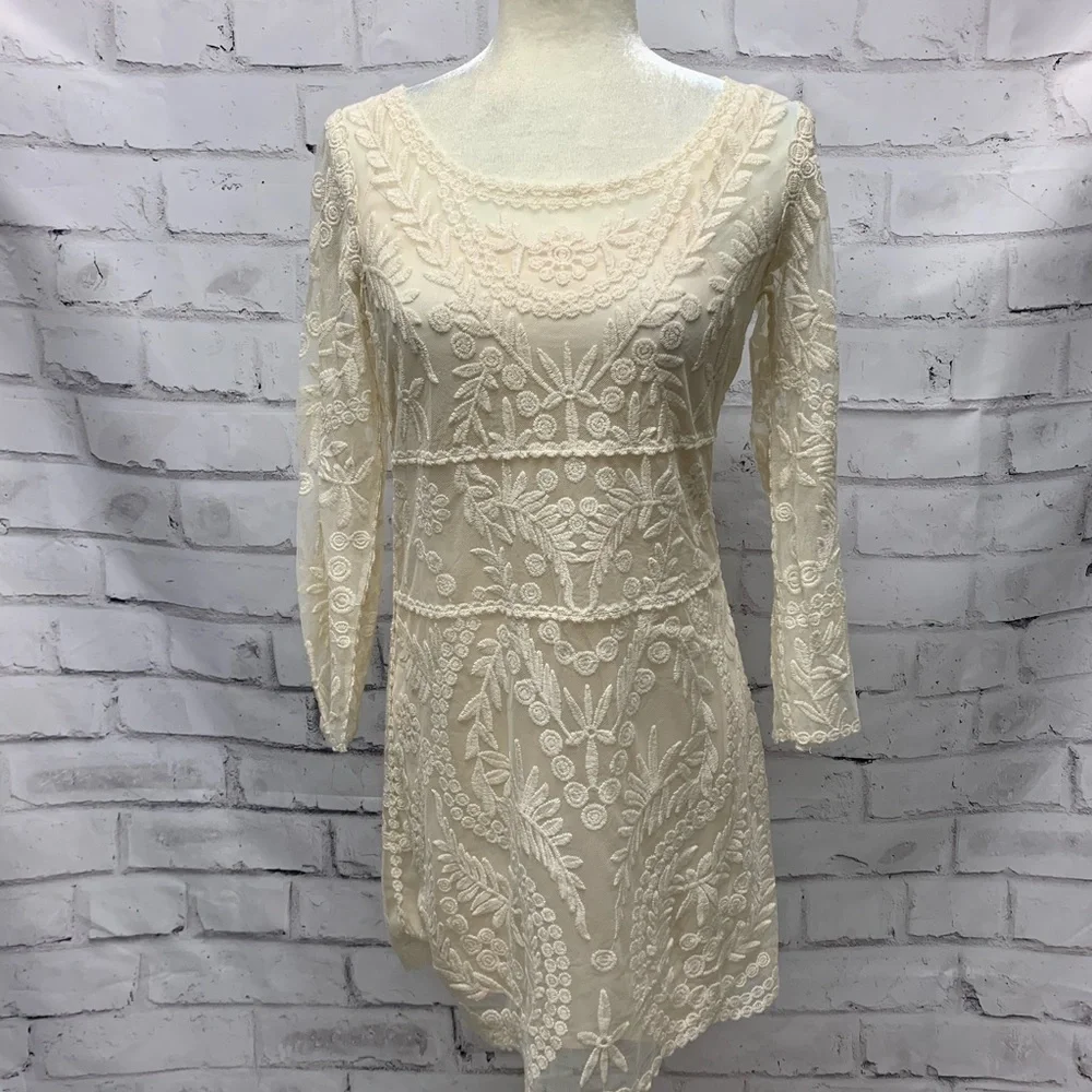 Express Womens Crochet Dress - Picture 2 of 7